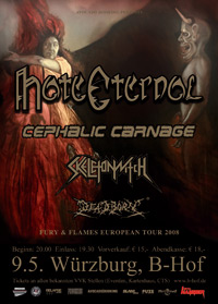 Fury & Flames European Tour 2008